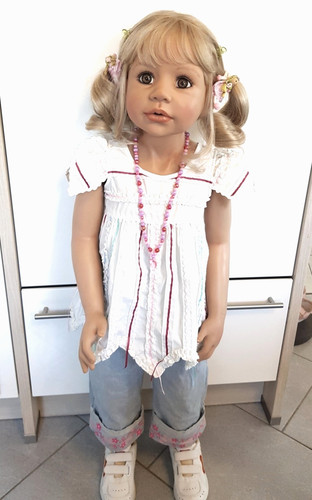 Künstlerpuppe 100 susanna - künstlerpuppe, cm,