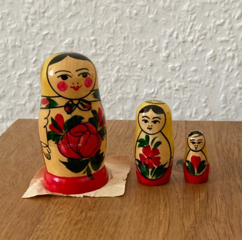 Russische matroschka mit - russische,